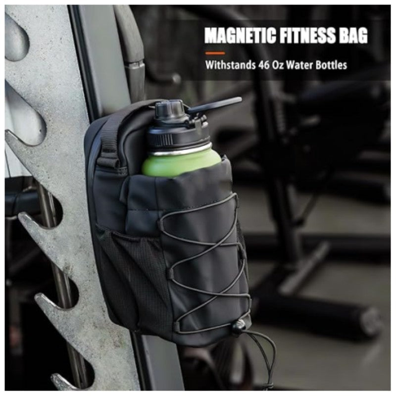 Sacoche magnétique de fitness, sac bandoulière magnétique pour homme et femme, porte-bouteille avec fixation magnétique