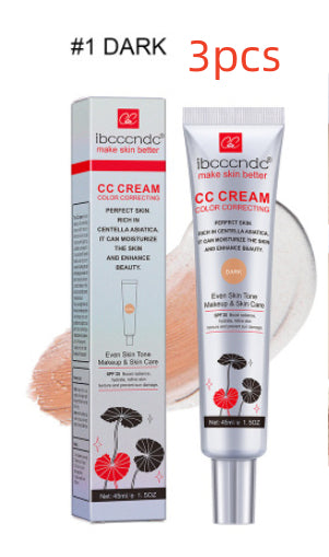 Crème CC hydratante correctrice, waterproof et anti-transpirante. Maquillage longue tenue pour femme. Protège la peau. Erborian Make