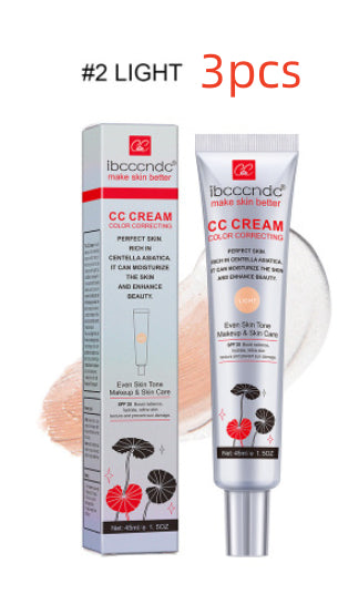 Crème CC hydratante correctrice, waterproof et anti-transpirante. Maquillage longue tenue pour femme. Protège la peau. Erborian Make